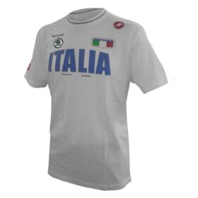 CAMISETA CASTELLI (M) AZZURRO ITALIA - WHITE