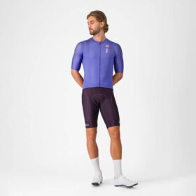 CAMISA CASTELLI DRITTONE LOGO ULTRAVIOLET/ROSA GIRO