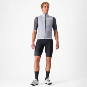 COLETE CASTELLI SQUADRA STRETCH VEST MEN SILVER GRAY/DARK GRAY