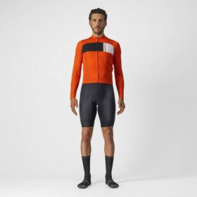 CAMISA CASTELLI PROLOGO 7 LONG SLEEVE - FIERY RED/LIGHT/BLACK/IVORY
