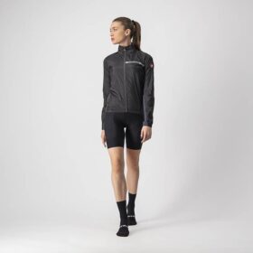 JAQUETA CASTELLI SQUADRA STRETCH WOMAN LIGHT BLACK/DARK GRAY