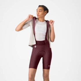 BRETELLE CASTELLI (FEM) ESPRESSO 2W DT DEEP BORDEAUX